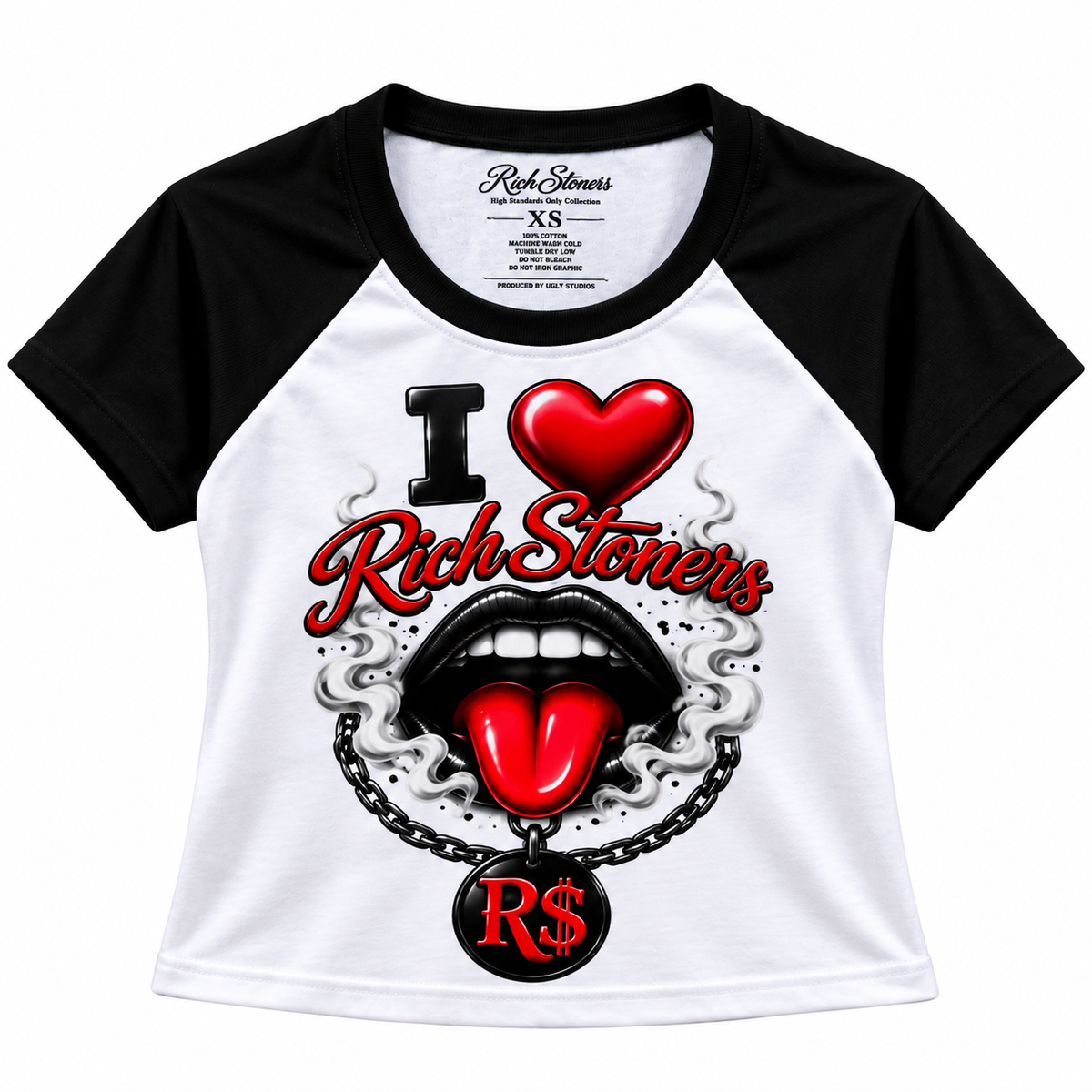 I Love Rich Stoners Women’s Tee — Red