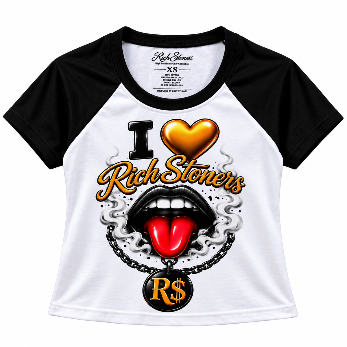 I Love Rich Stoners Women’s Tee — Gold