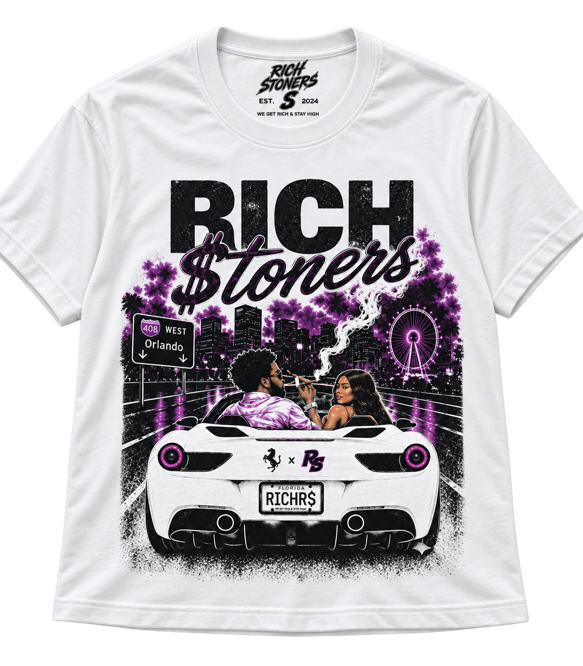 Rich Stoners Orlando Tee - White
