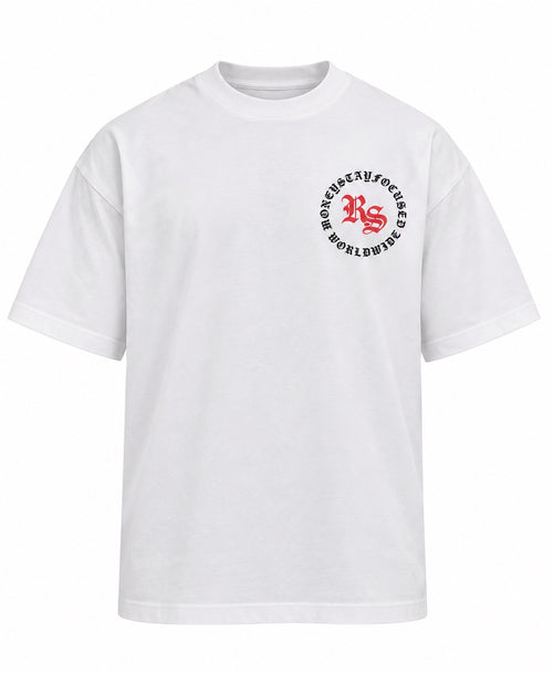 White Rich Stoners Get Money Stay Focused Collection shirt